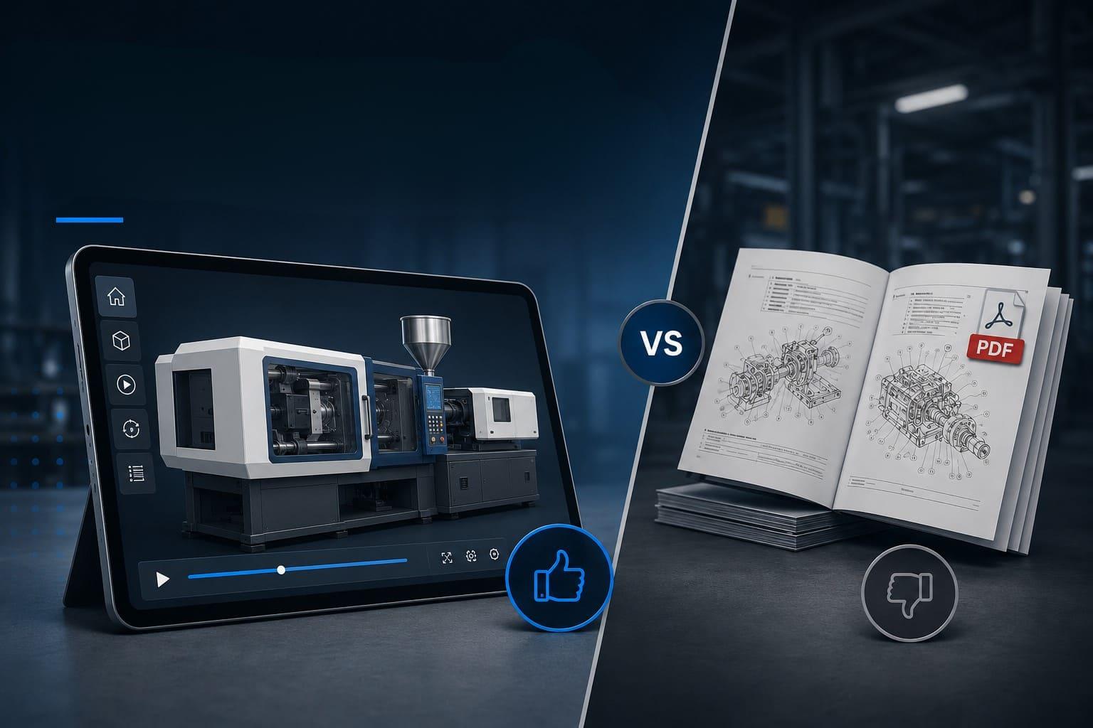 3D animation vs PDF manuals